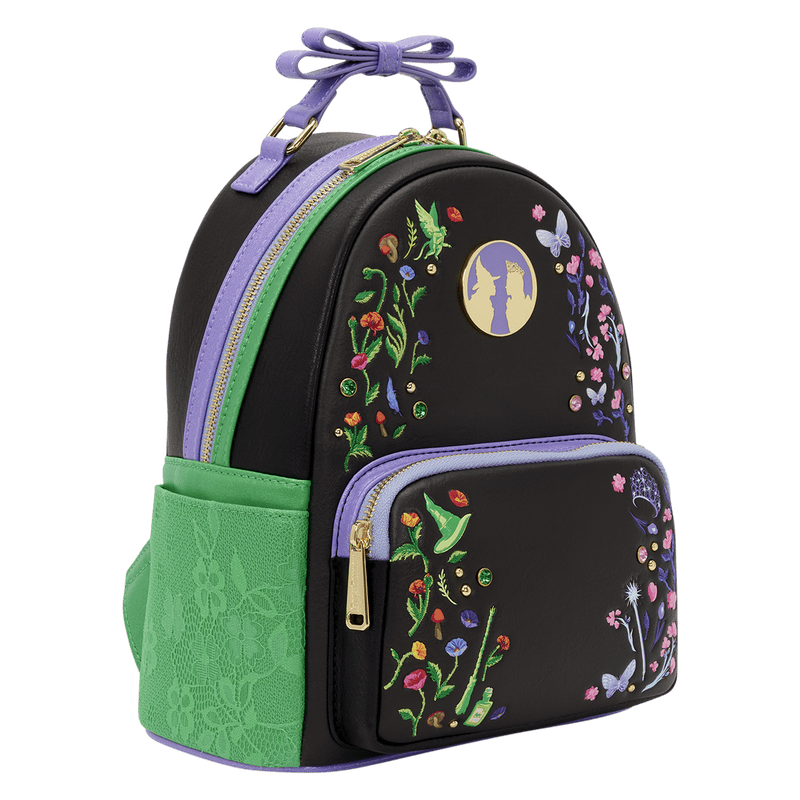 Loungefly - Wicked Glinda & Elphaba Floral & Lace Mini Backpack 671803580275