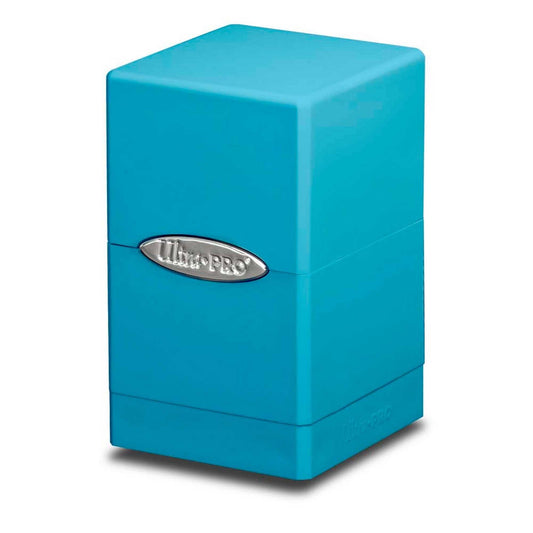 Lt Blue Satin Tower Deck Box 74427841805