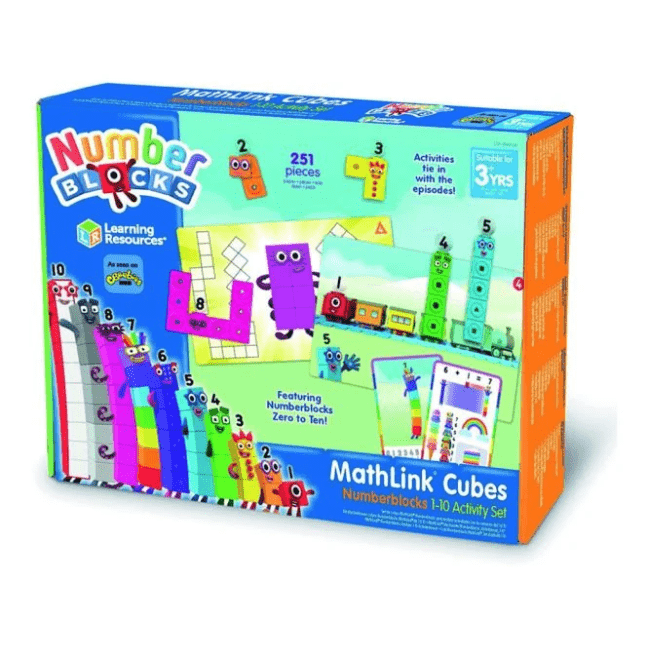 MathLink Cubes Numberblocks 1-10 Activity Set 5055506408381