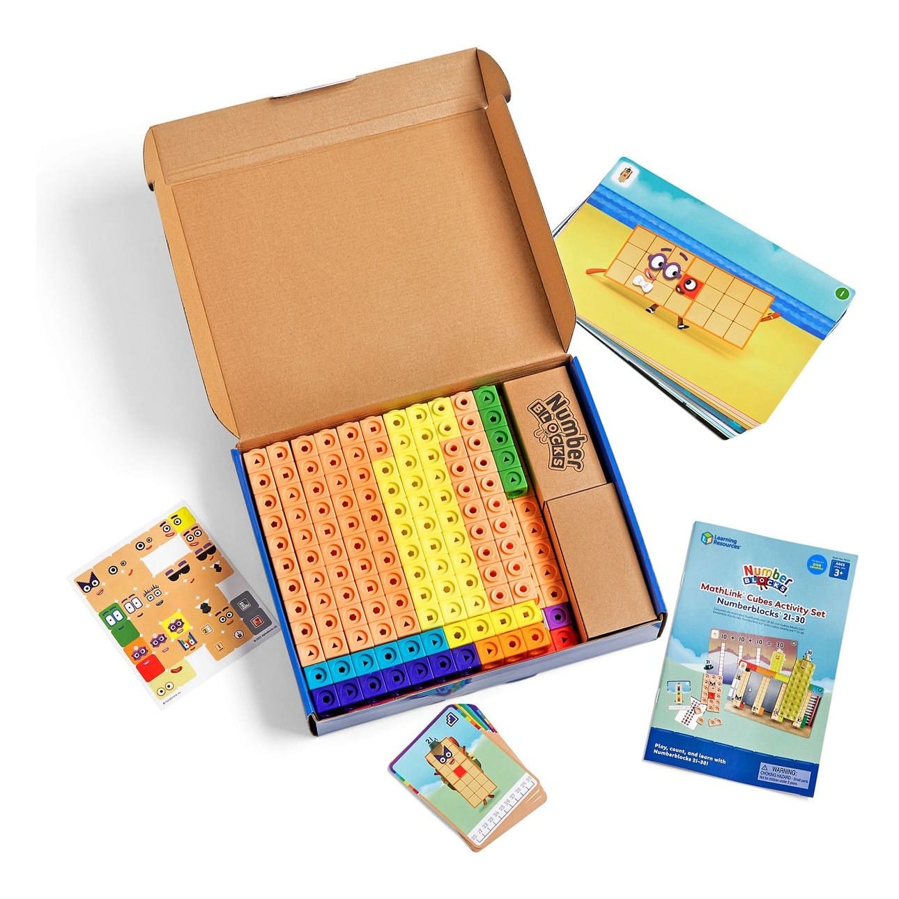 MathLink Cubes Numberblocks 21-30 Activity Set 5055506413132