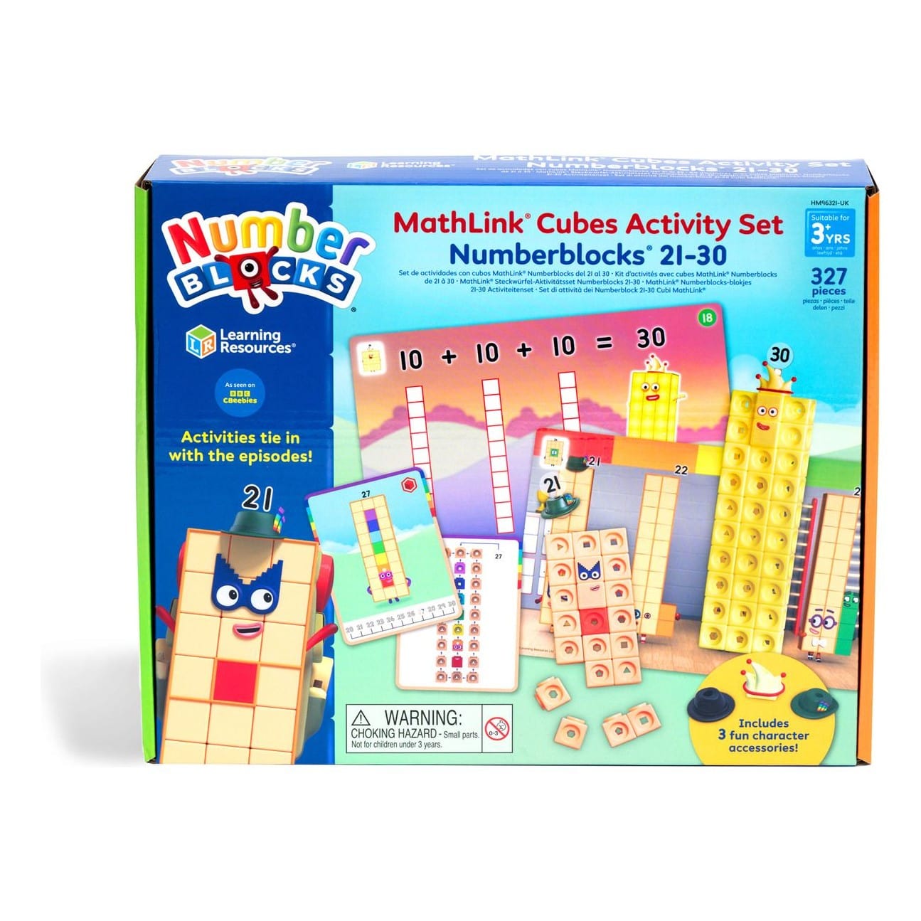 MathLink Cubes Numberblocks 21-30 Activity Set 5055506413132
