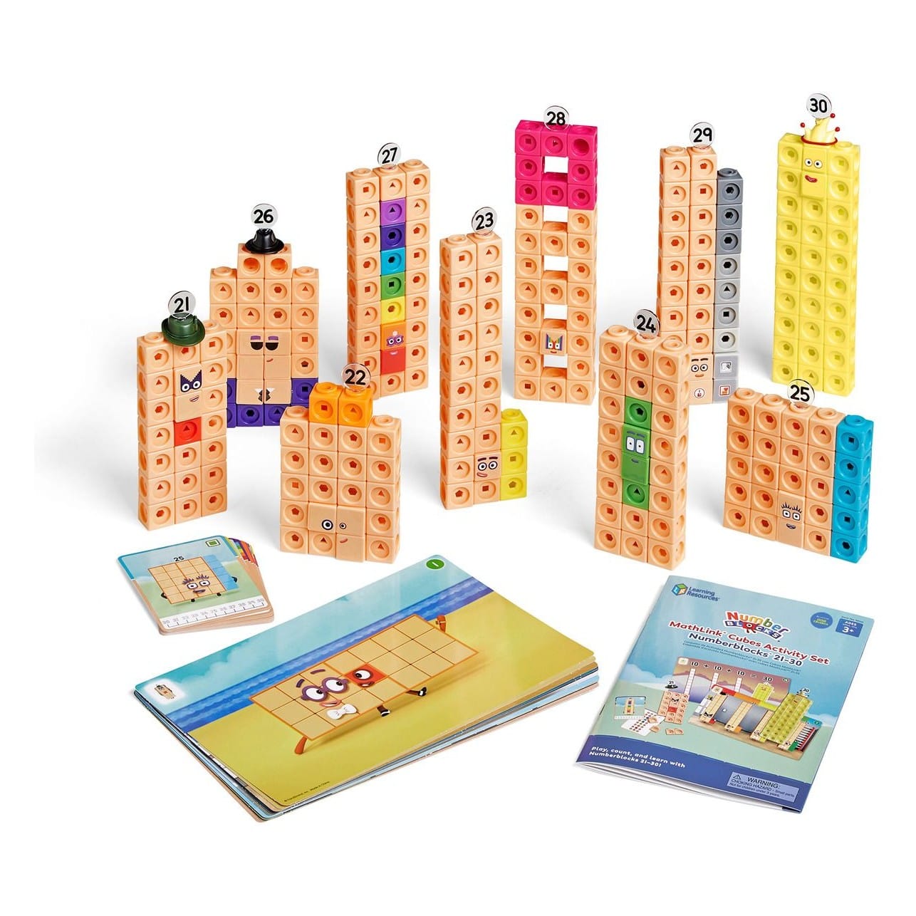 MathLink Cubes Numberblocks 21-30 Activity Set 5055506413132
