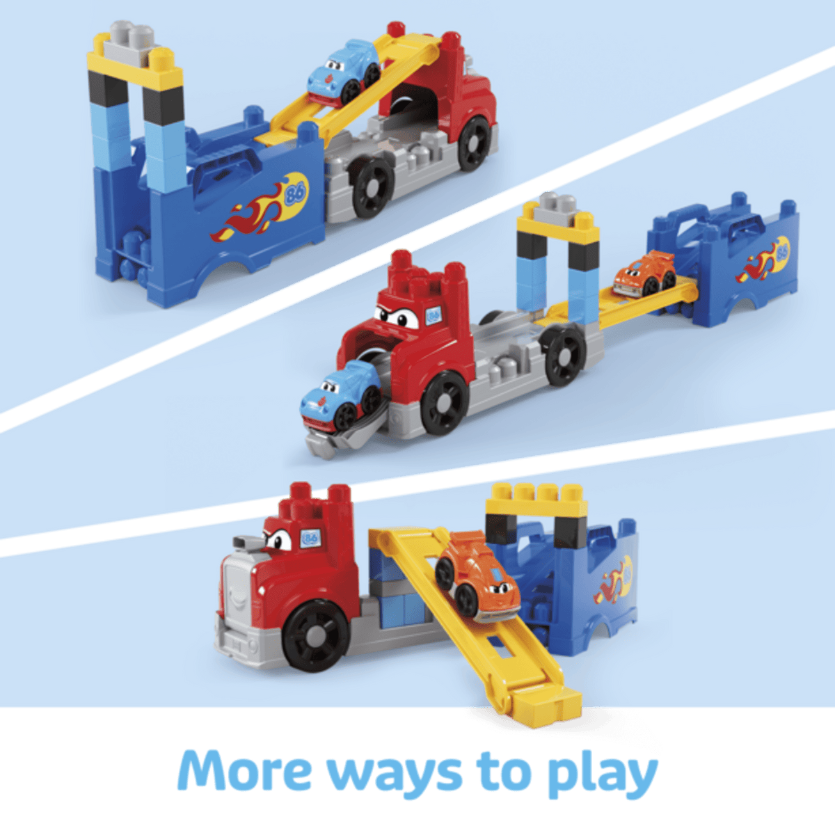 Mega Bloks Build and Rig Race Set with Real Racing Sounds and Buildable Race Car 194735303977