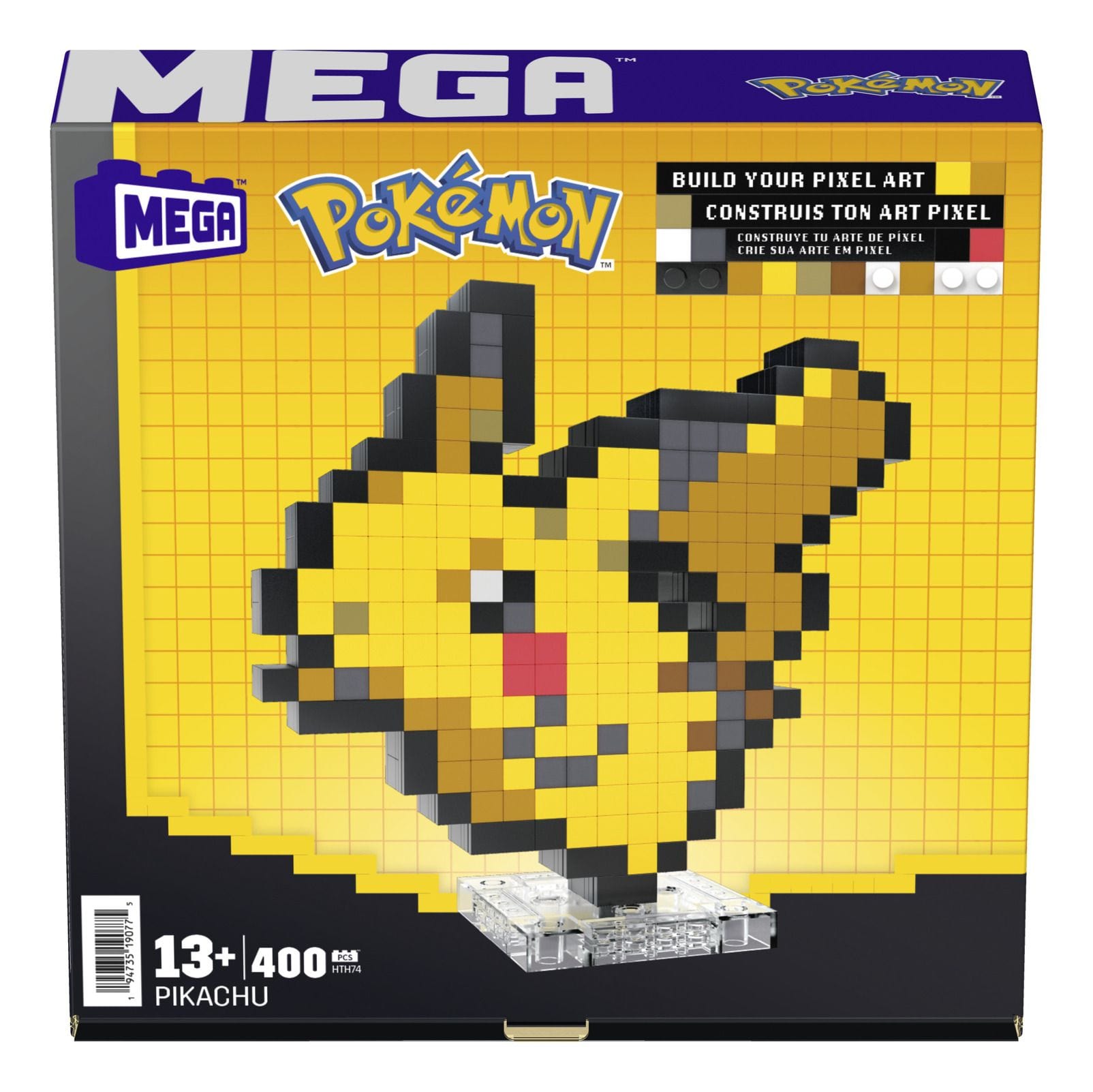 Mega Bloks Pokemon - Pikachu Pixel Art 194735190775