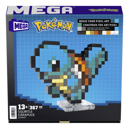 Mega Bloks - Pokemon Squirtle Pixel Art 194735190843