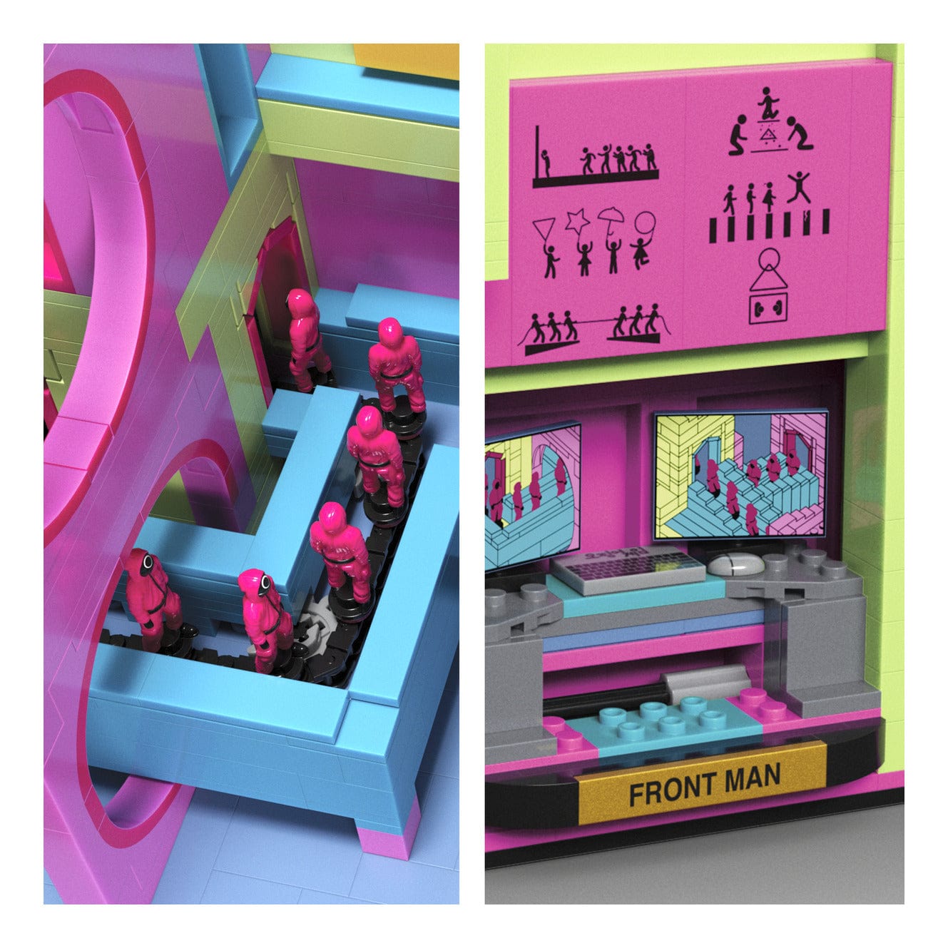 Mega Bloks Squid Game The Staircase