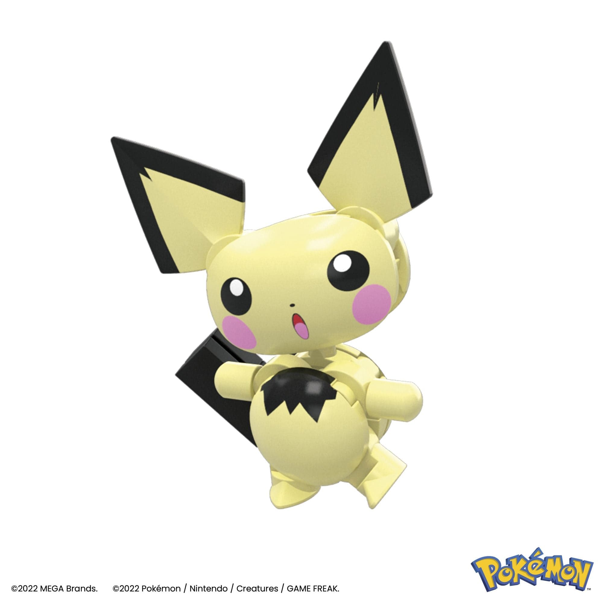 Mega Construx Pokemon Style Pikachu Evolution Set 194735107896