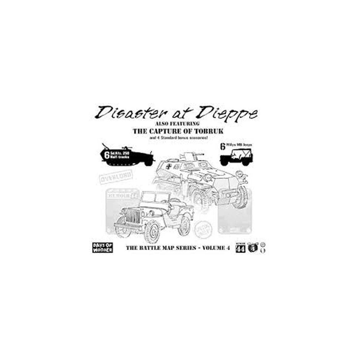 Memoir '44 OP4 Battle Map - Disaster at Dieppe/The Capture of Fortress Tobruk 824968118757