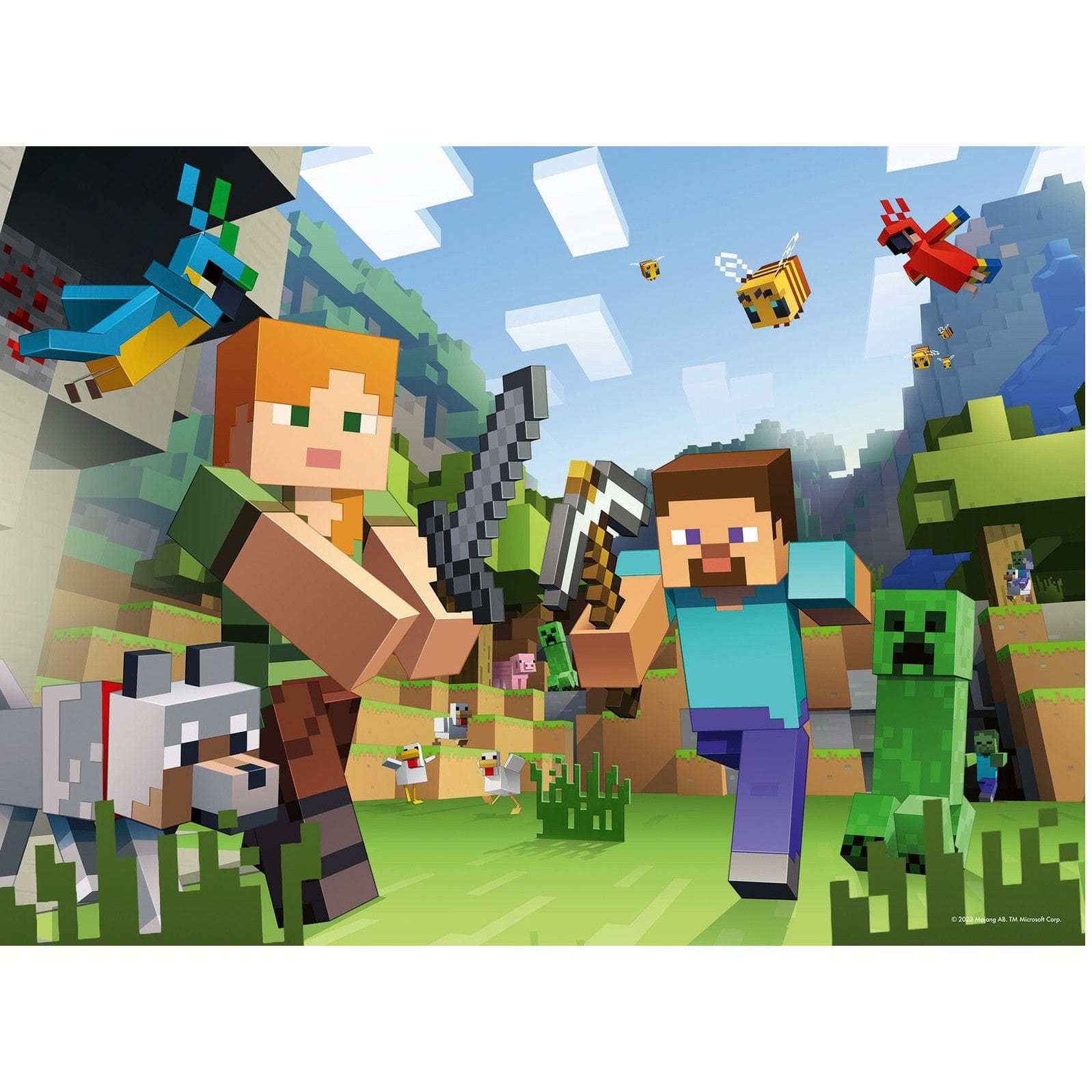 * Minecraft 100pc XXL