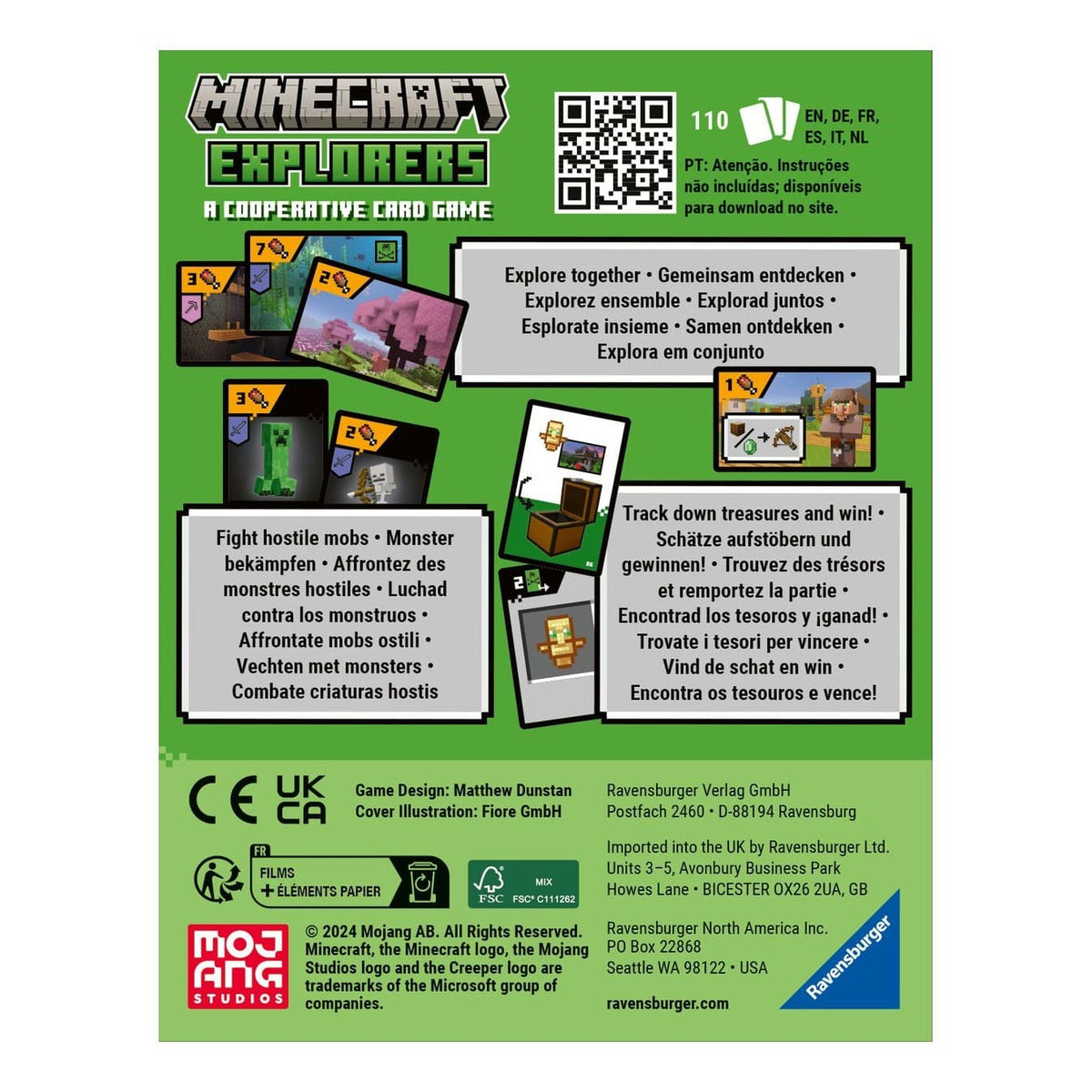 Minecraft Explorers Card Game 4005556215805