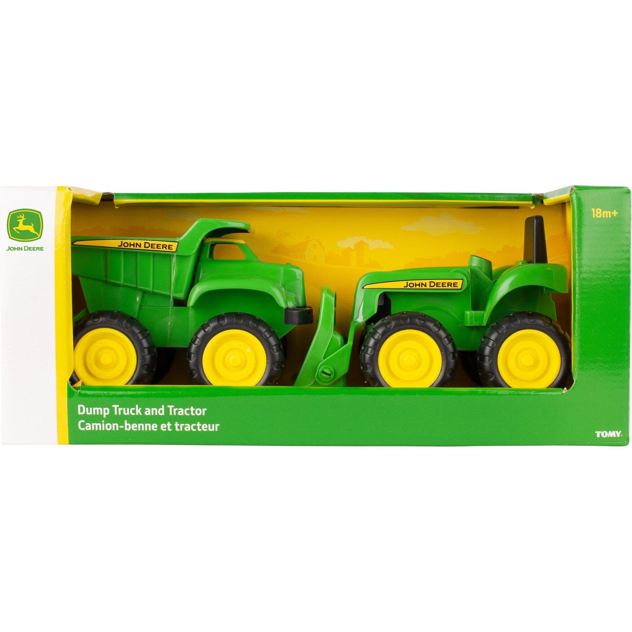 Mini Sandbox Tractor And Dump Truck Set (was 42952 0036881358749