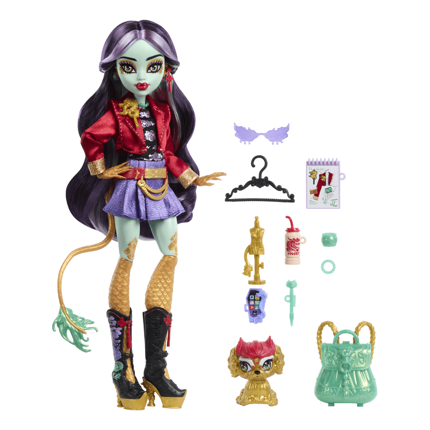 * Monster High Jinafire Long Doll 194735256310