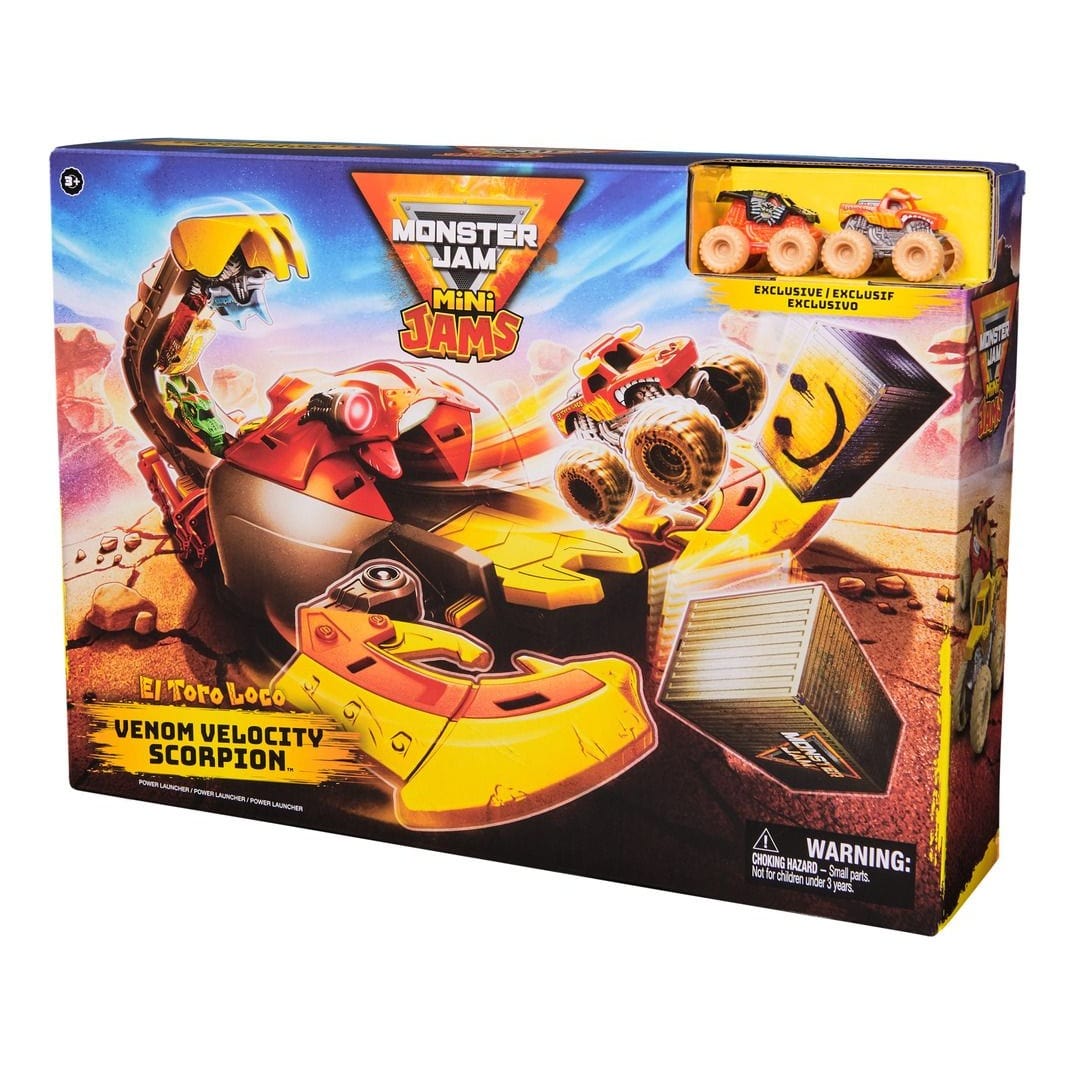 Monster Jam El Toro Loco Venom Velocity Scorpion 681147012356