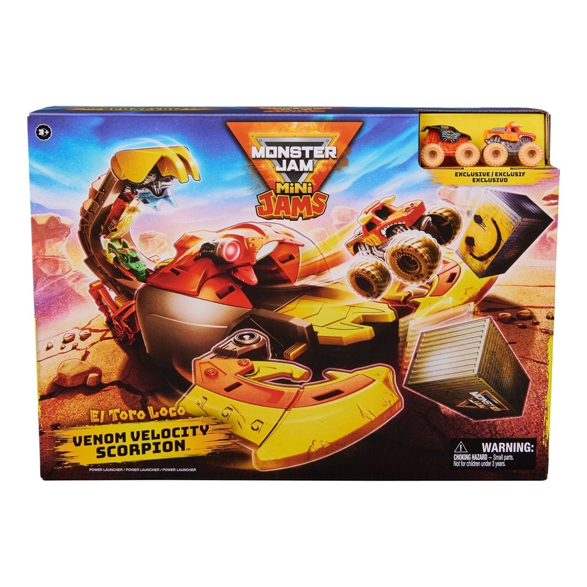 Monster Jam El Toro Loco Venom Velocity Scorpion 681147012356