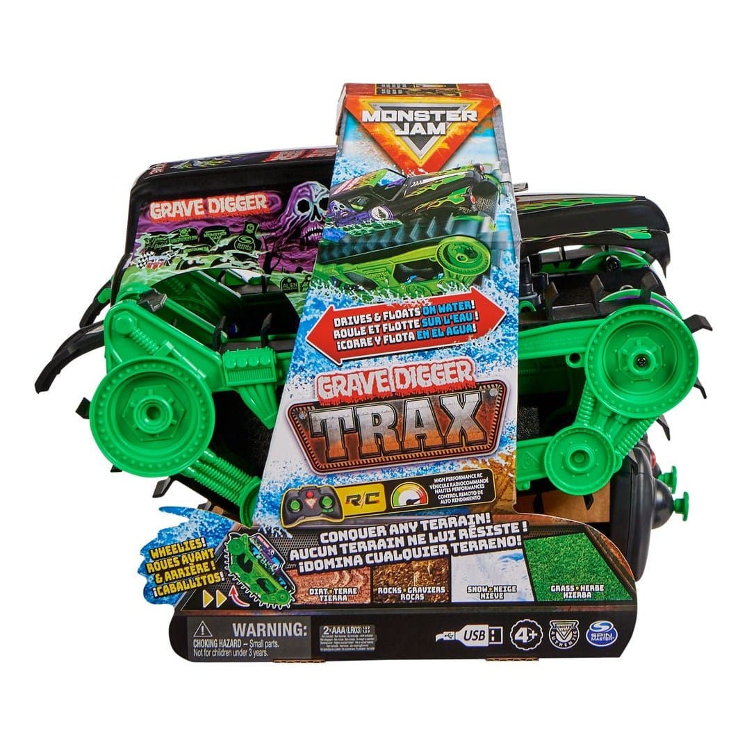Monster Jam Grave Digger Trax 778988492697