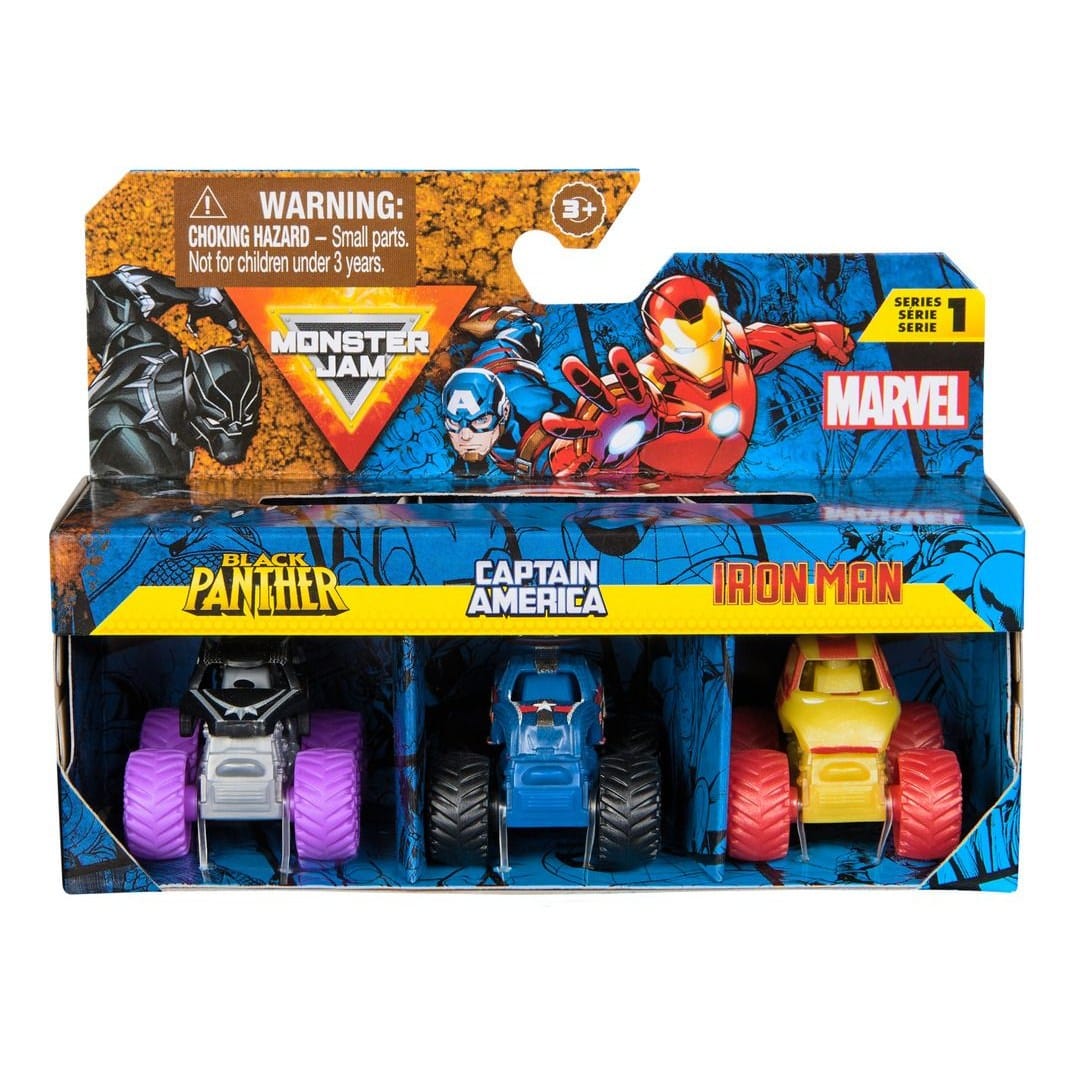 Monster Jam Mini Marvel Bundle 681147020009