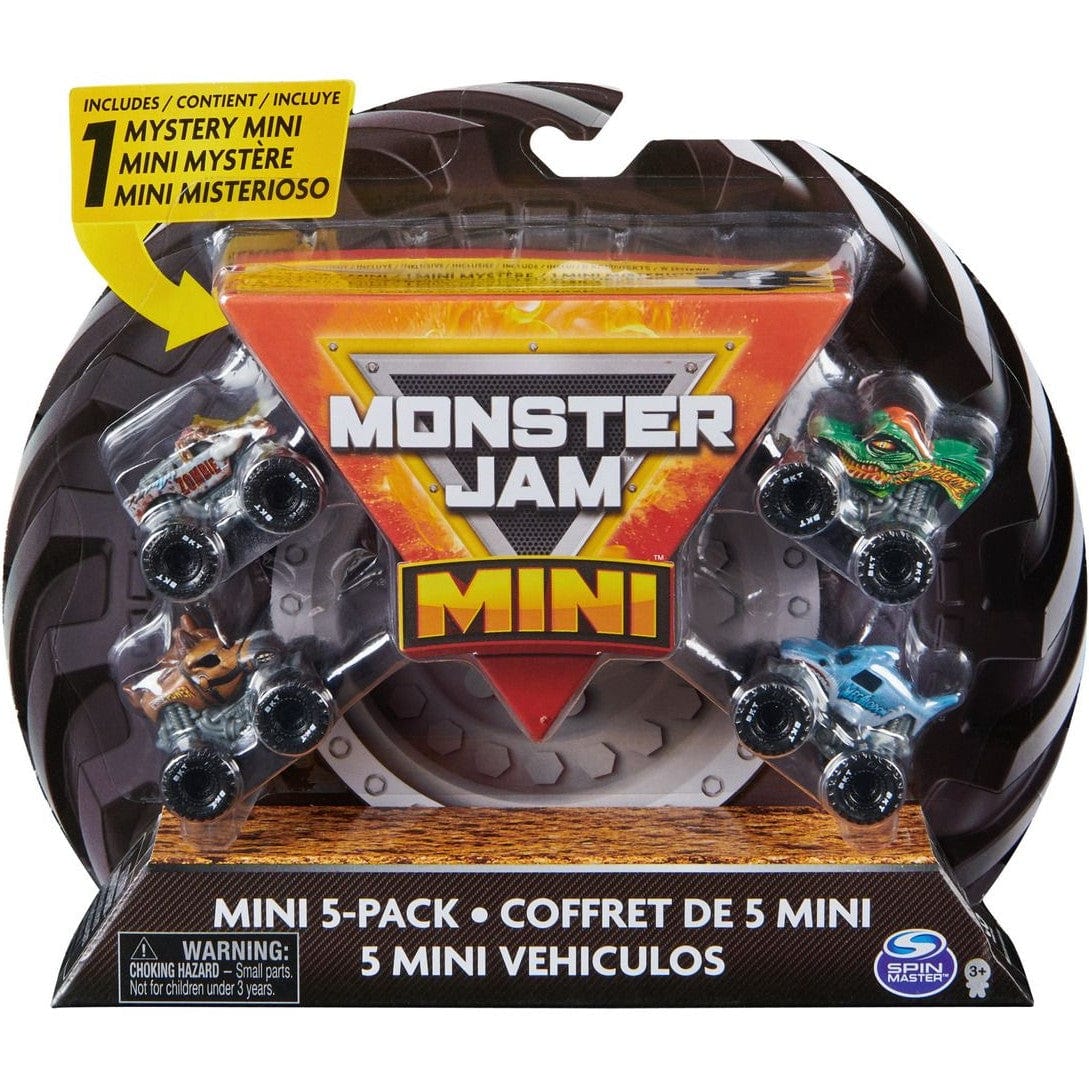 Monster Jam Minis 5 Pack 778988464946