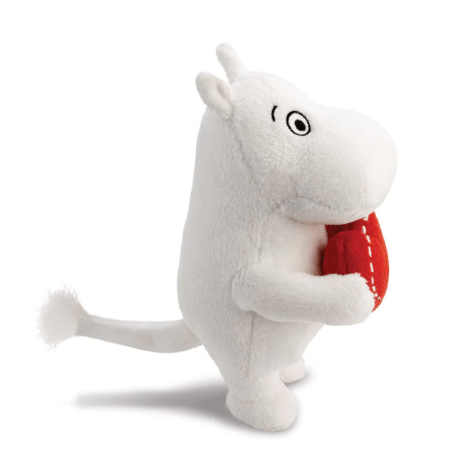 Moomin Plush Standing with Heart 6.5 Inch 5034566615540