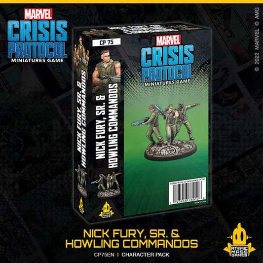 Nick Fury Sr and Howling Commandos: Marvel Crisis Protocol 841333112486