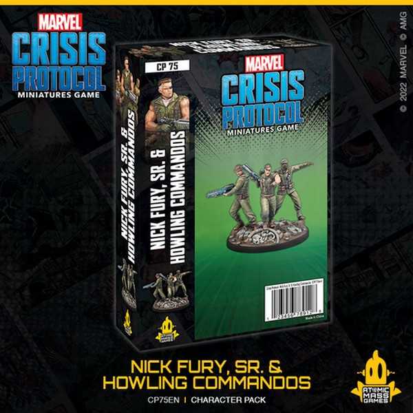 Nick Fury Sr and Howling Commandos: Marvel Crisis Protocol 841333112486