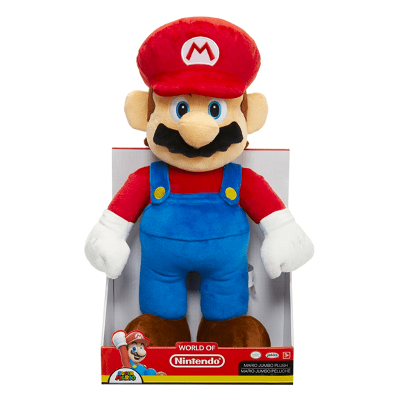 Nintendo Super Mario - Jumbo Basic 20" Plush- Mario 039897644561