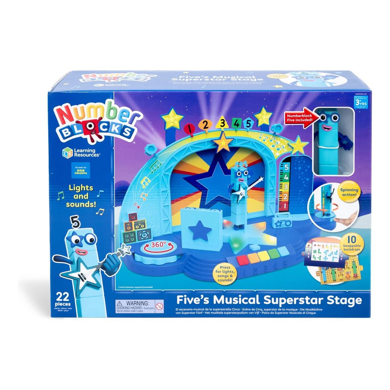 Numberblocks Five's Musical Superstar Stage 5055506413118