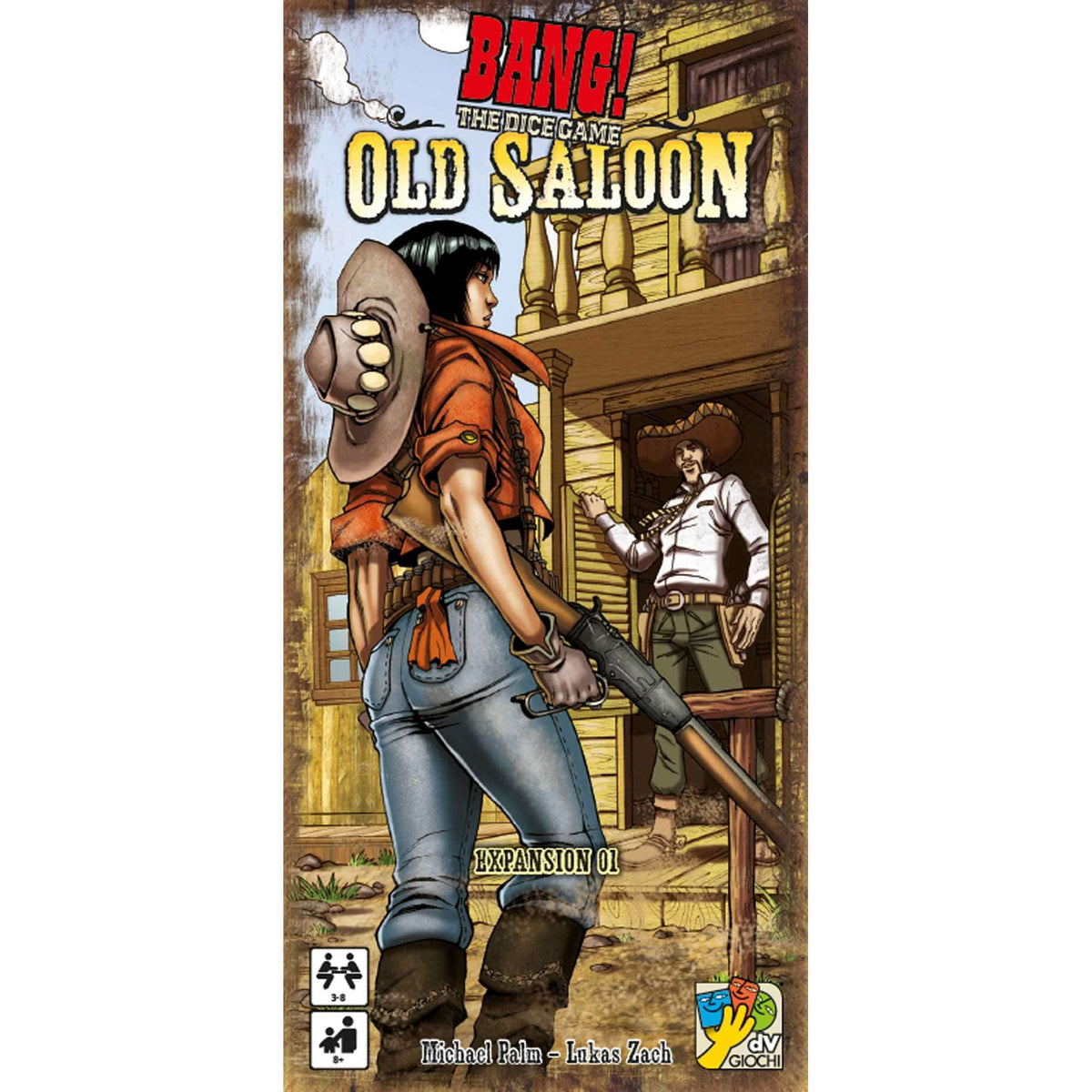 Old Saloon: Bang - The Dice Game Exp 8032611691126