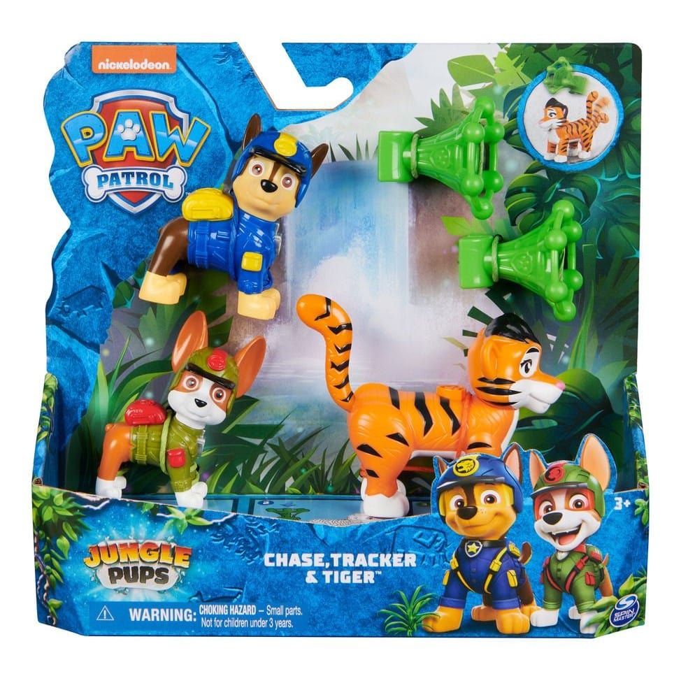 Paw Patrol Figure Hero Pups Jungle Chase&Tracker 778988503355