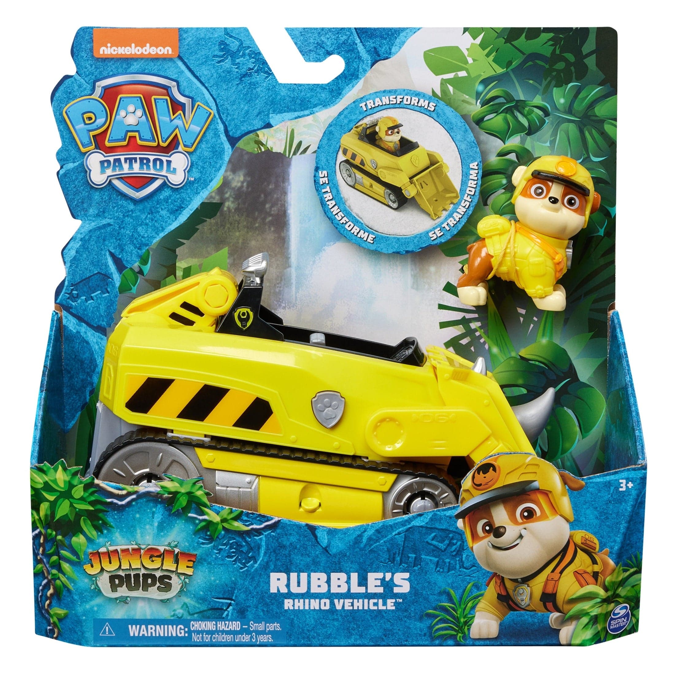Paw Patrol – Jungle Rubble Themed Vehicle Playset 778988490624