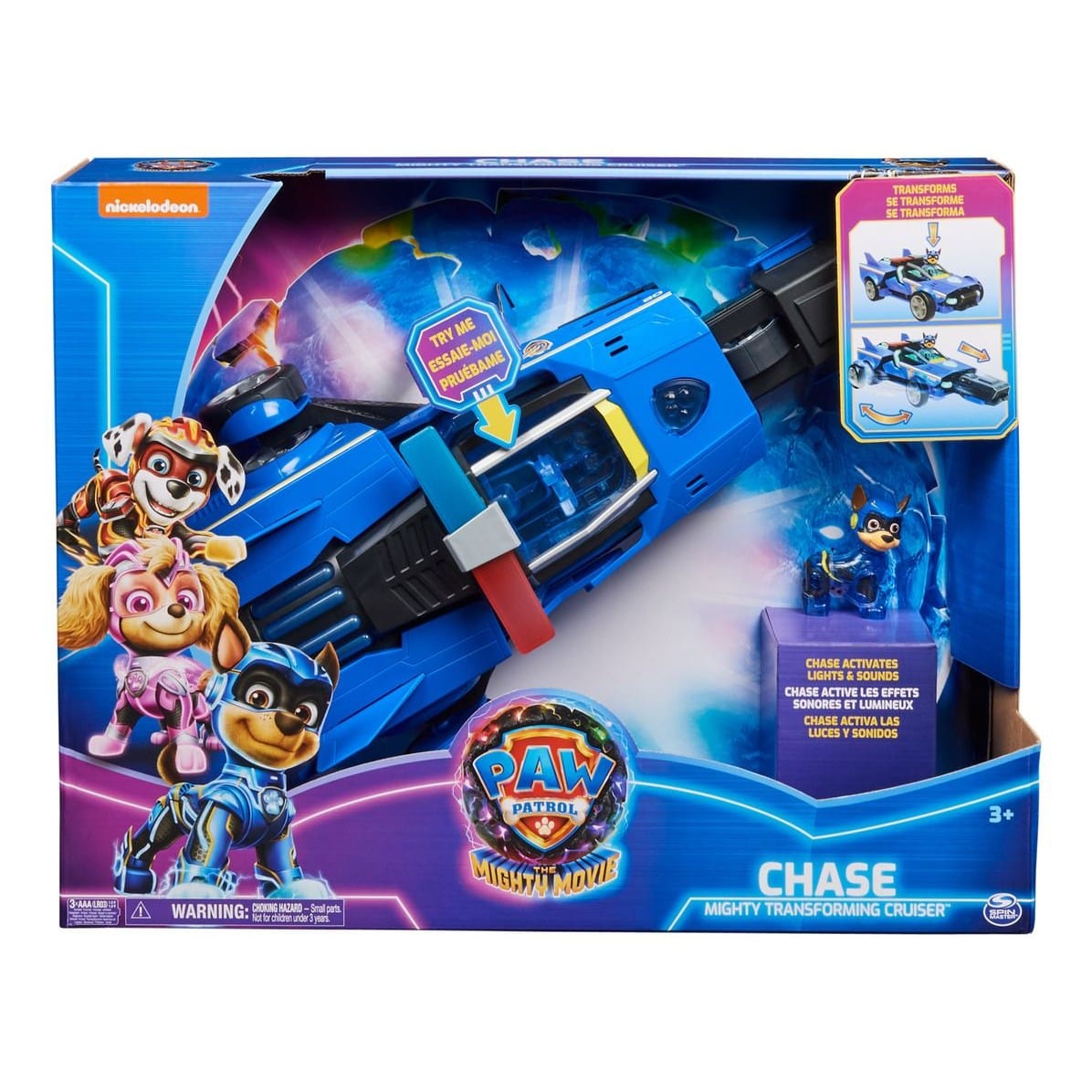 Paw Patrol Mighty Movie Chase Deluxe Vehicle 778988486252