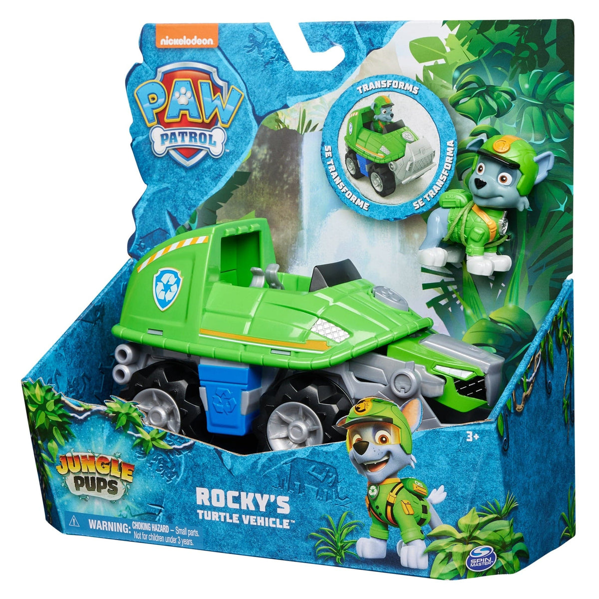 Paw Patrol – Rocky Jungle Vehicle Playset 778988490648
