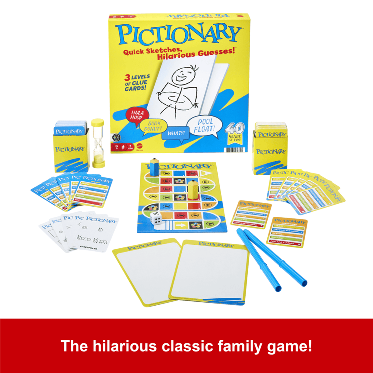 Pictionary Core Refresh Family Board Game