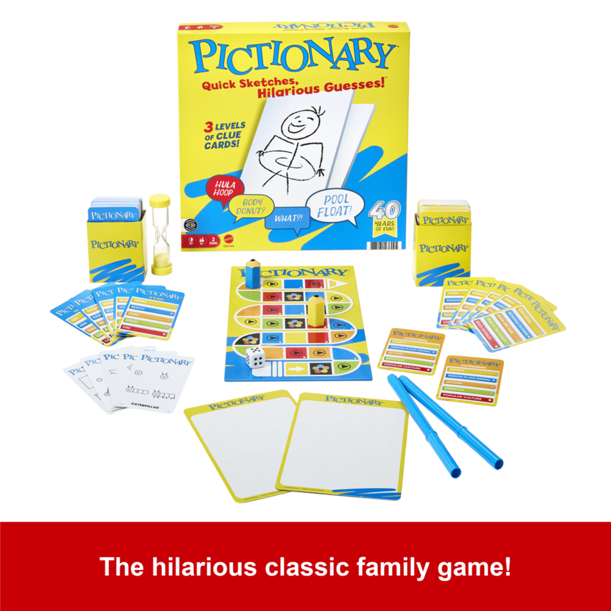 Pictionary Core Refresh Family Board Game