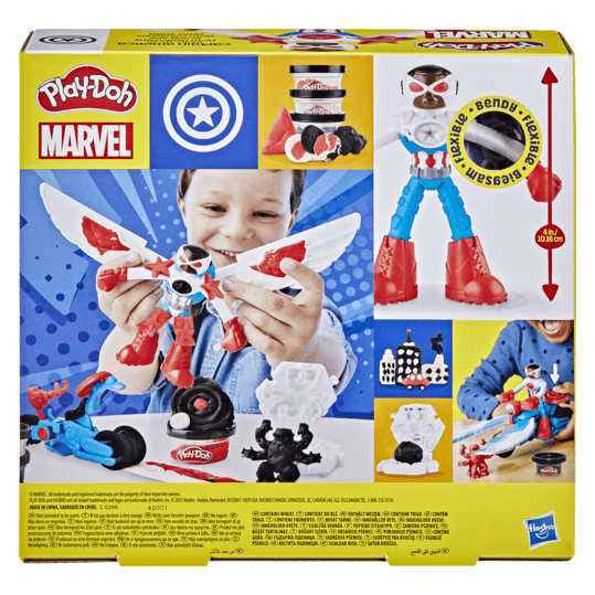 * Play Doh Captain America Moto Slicer 5010996280008