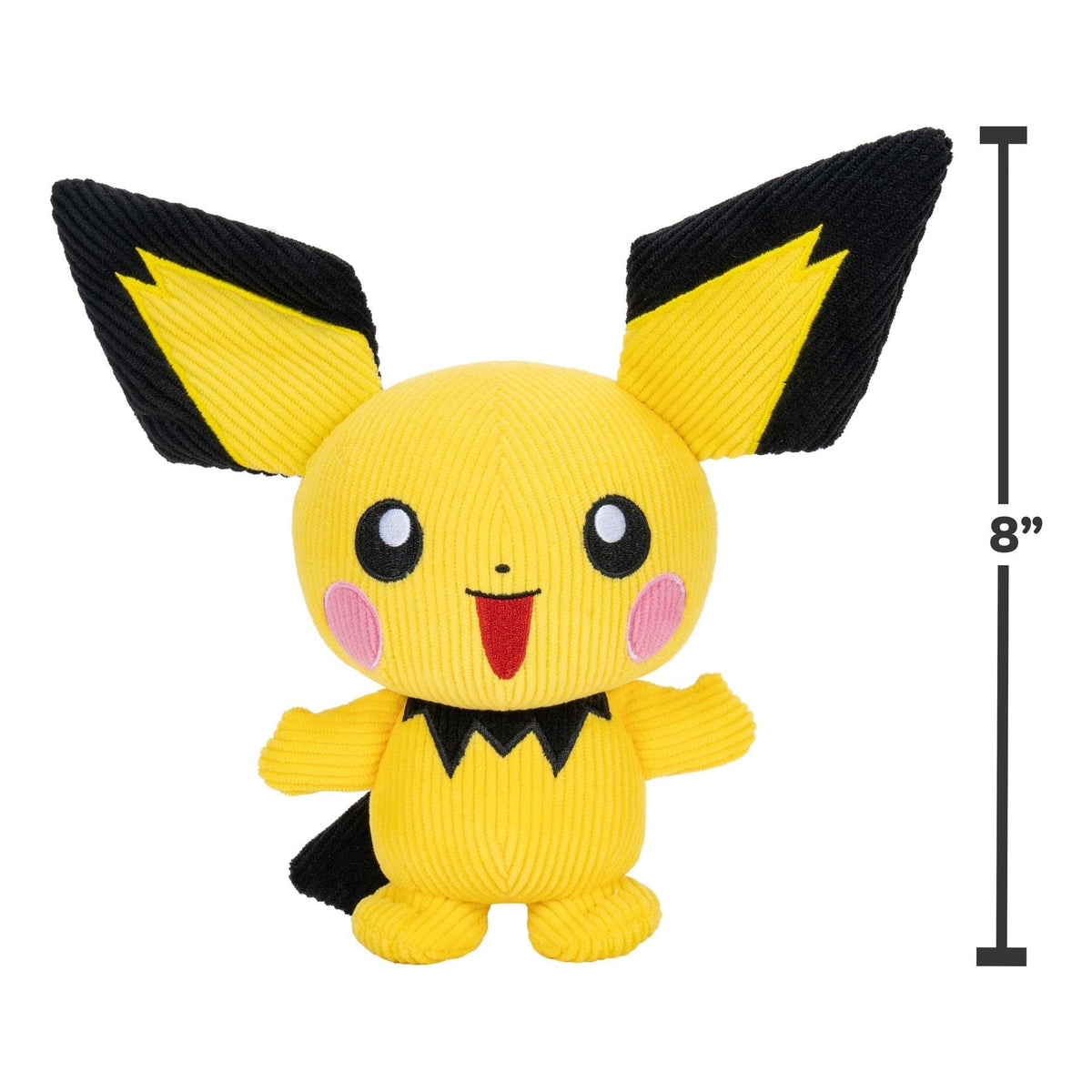 Pokemon 8in Corduroy Plush Pichu 191726727972