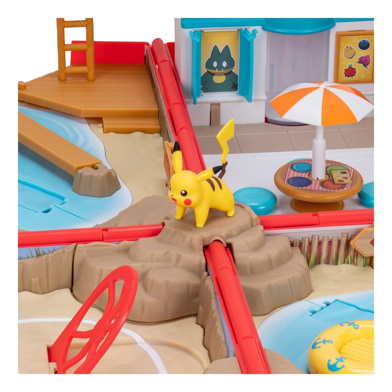 Pokemon Carry Case Beach Battle Playset | Lennie's Toys