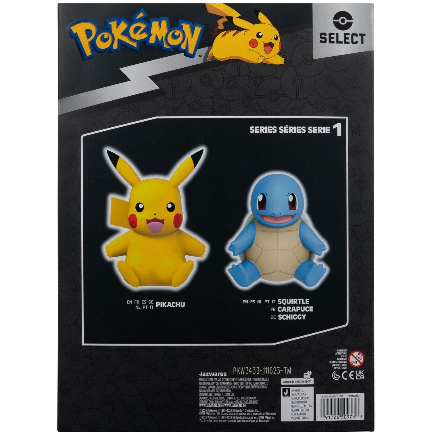 Pokemon - Select Deluxe Vinyl Figure -Pikachu #1 191726509738
