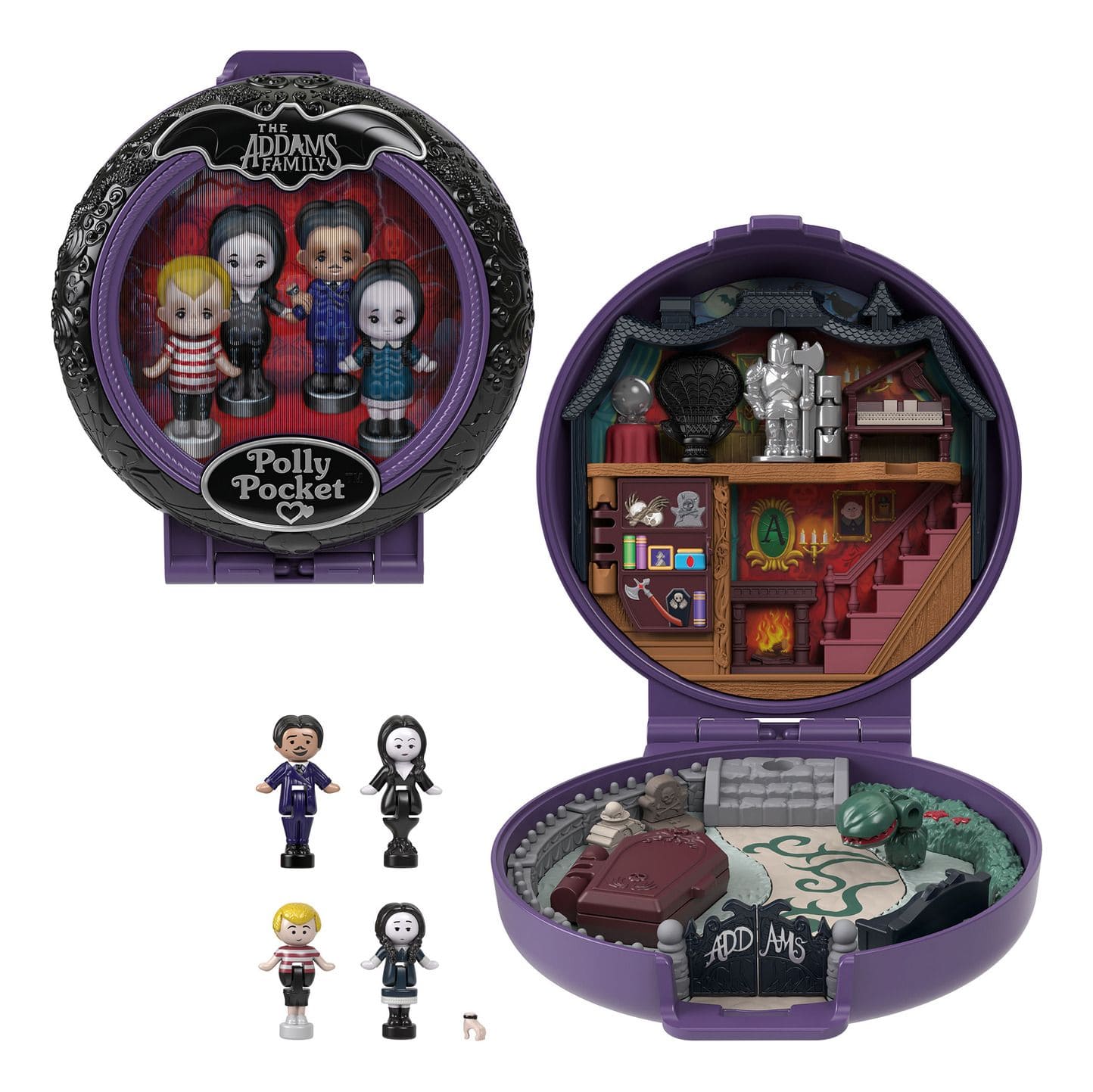 Polly Pocket Addams Family Collectors Compact 019473523963
