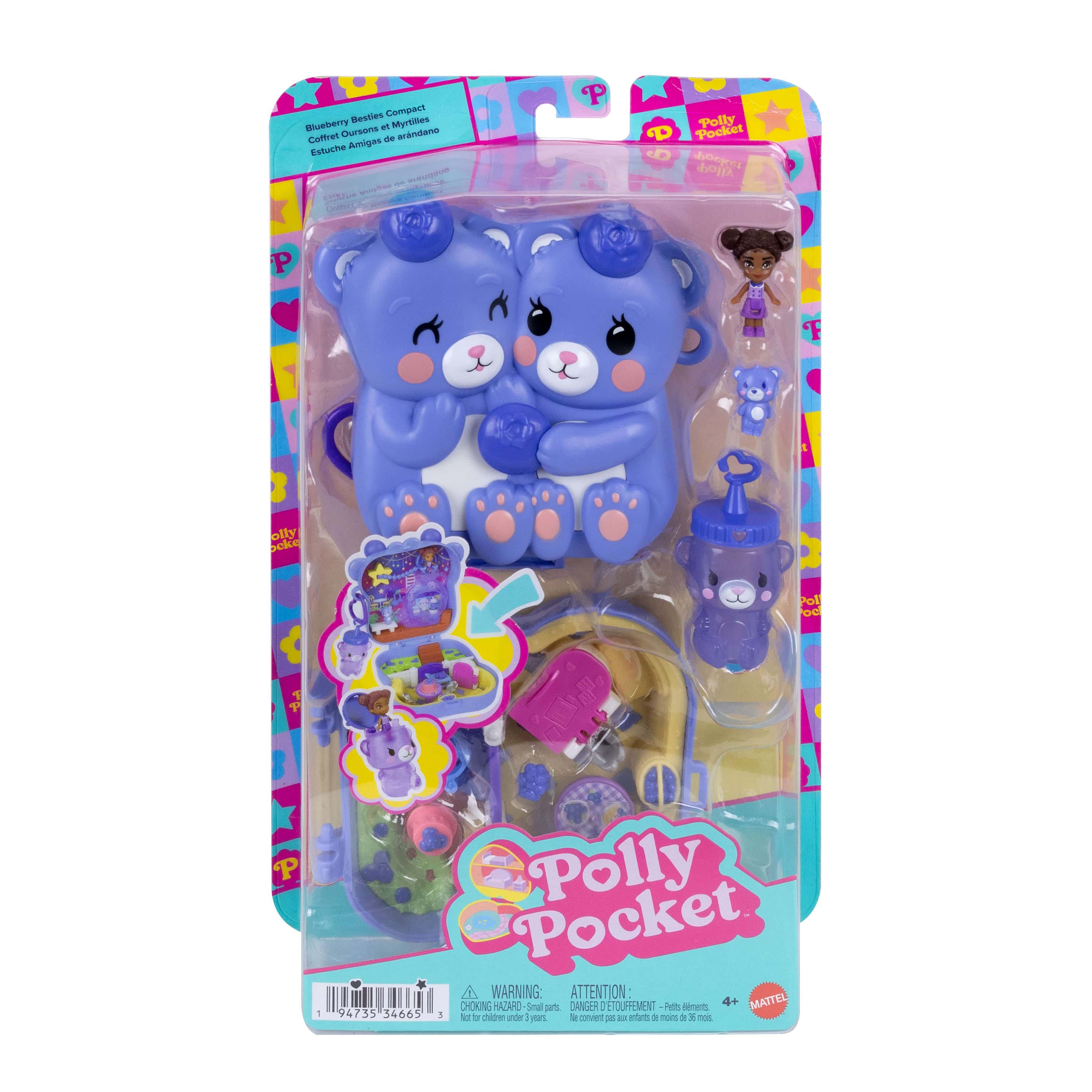 * Polly Pocket Core Compact: Bluebeary Besties