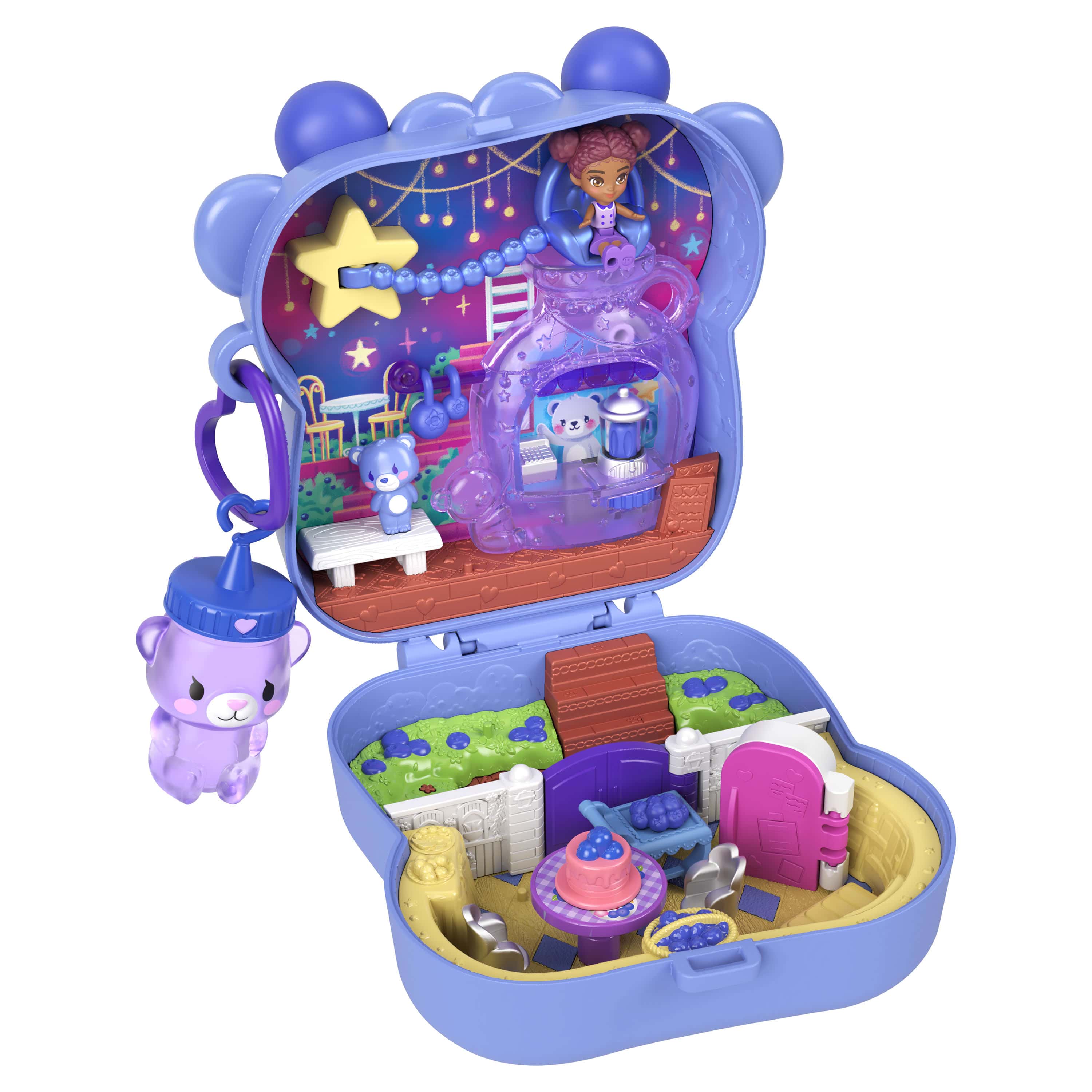 * Polly Pocket Core Compact: Bluebeary Besties