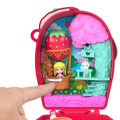 * Polly Pocket Core Compact: Strawberry Bunny
