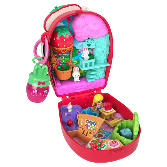 * Polly Pocket Core Compact: Strawberry Bunny