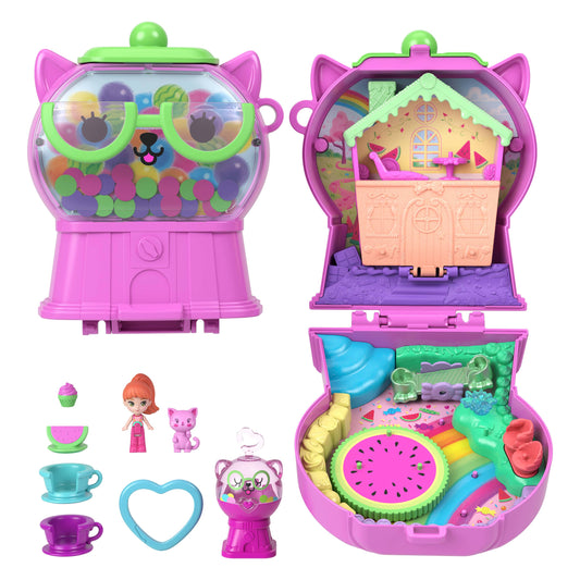 * Polly Pocket Core Compact: W'melon Gumball Kitty