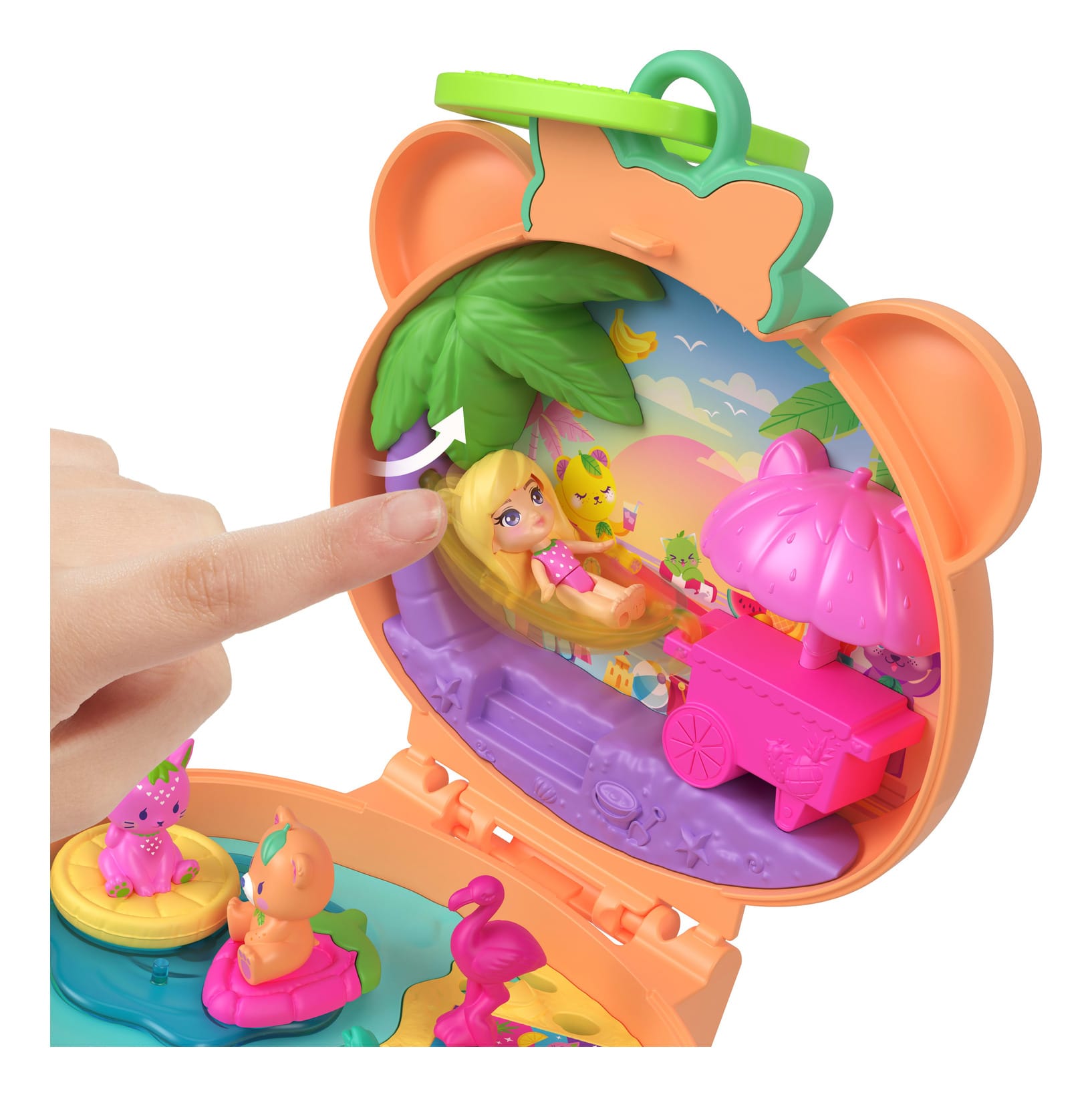 * Polly Pocket Micro Plush Buddies Compact