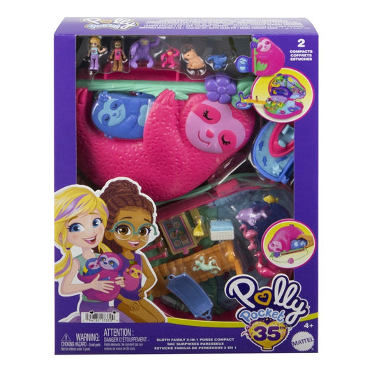 Polly Pocket Sloth Purse 194735173709
