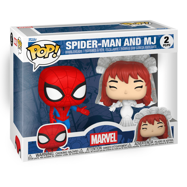 Pop! 2-Pack - Marvel - Spiderman & Mary Jane