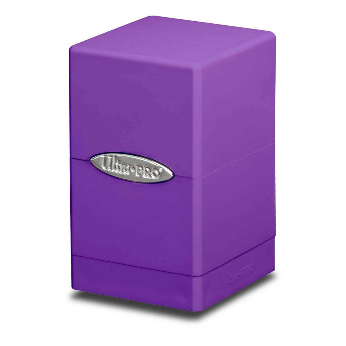 Purple Satin Tower Deck Box 74427841812