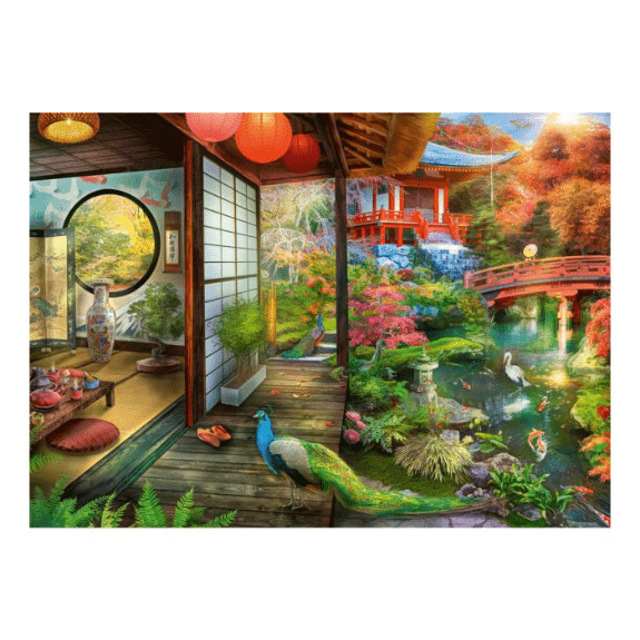 Ravensburger - Japanese Gardens Teahouse - 1000 Piece Jigsaw Puzzle 4005556174973
