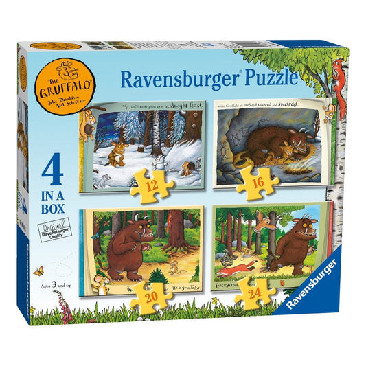 Ravensburger The Gruffalo 4 in a Box Jigsaw Puzzle Set 4005556069163