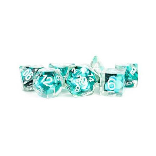 Resin Poly Dice Set: Mermaid Scales 687700231172